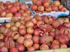 Markt: Granatäpfel