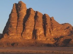 Von nördlich der Ortschaft Wadi Rum bis zum Siq Barrah
