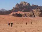 Wüstenlandschaft mit Beduinenzelten
