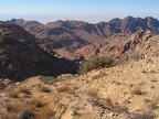 Blick zum Wadi Arabba, mit Sandstein-Felskuppen