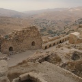 Blick über das Burggelände von Kerak nach Westen