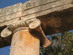 ovales Forum: ionisches Säulenkapitell