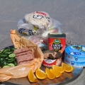 Gipfel-Picknick am Djebel Shams