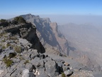 Blick zum Nordgipfel des Djebel Shams