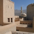 Blick aus dem Fort von Nizwa zur Moschee