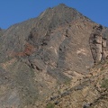 Berg mit Felswand