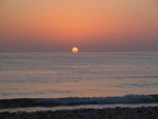 Sonnenaufgang über dem Indischen Ozean
