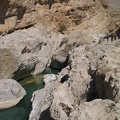 Fels-Gumpen im Wadi Bani Khalid