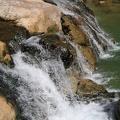 kleiner Wasserfall im Wadi Shab