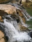 kleiner Wasserfall im Wadi Shab