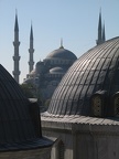 Blick zur Sultan-Ahmet-Moschee
