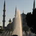 abendlicher Blick zur Sultan-Ahmet-Moschee