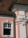 Birnau, Fassadendetails der Wallfahrtskirche St. Marien