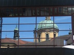 Weingarten, Klosterkirche als Fassaden-Spiegelung