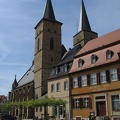 Gerolzhofen, Marktplatz mit Stadtpfarrkirche