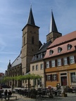 Gerolzhofen, Marktplatz mit Stadtpfarrkirche