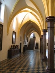 Berchtesgaden, Saal mit gotischem Gewölbe im Schloß