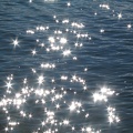 Tegernsee, Sonnengefunkel im Wasser