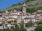 Die Ortschaft Calascio (1210 m)