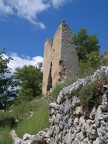 Rocca Calascio, Mauerreste
