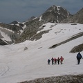 Abstieg zum Rifugio Garibaldi (2238 m)