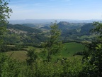 Blick nach Nordosten, mit Civitella del Tronto