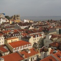 Blick über das Baixa-Viertel zum Tejo