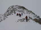 Schlußanstieg zum Grenzeckkopf (Piz Faschalba; 3048 m).