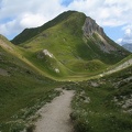 Passo Giramondo, Blick nach Nordosten zum Säbelspitz