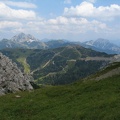 Blick über die Treßdorfer Höhe zum Gartnerkofel und Garnitzenberg