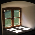 Glentleiten, Fenster am Haus aus Rottau