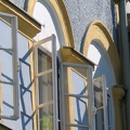 Obernberg, Fenster eines Wohnhauses