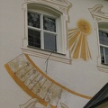 Benediktbeuern, Sonnenuhr im Kloster-Innenhof