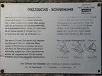  Oberstdorf, Bernhardt'sche Präzisions-Sonnenuhr: Informationstafel