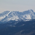 Alpspitze und Zugspitze, von Nordosten