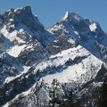 Östliche Karwendelspitze und Vogelkarspitze, von Nordosten