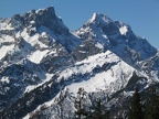 Östliche Karwendelspitze und Vogelkarspitze, von Nordosten
