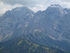 Östliche Karwendelspitze und Vogelkarspitze, von Nordwesten