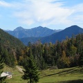 Blick von der Kot-Alm (1133 m) nach Südosten