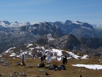 Blick vom Schneibstein (2275 m) nach Süden